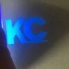 UV invisible to blue ink