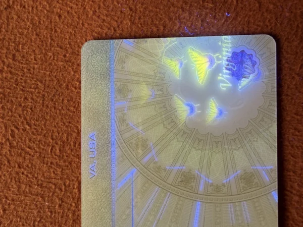 UV Invisible Fluorescent PC Anti-Counterfeit Security Substrate