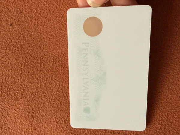 Customizable Secure Credential Base with Invisible Printing & Multi-Level Anti-Counterfeiting