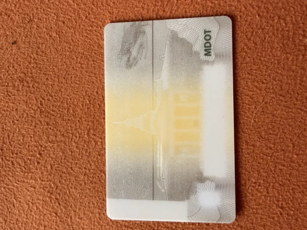 UV Reactive Polycarbonate Card Base with Anti-Counterfeit Substrate