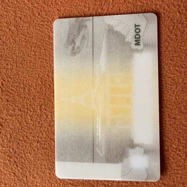 UV Reactive Polycarbonate Card Base with Anti-Counterfeit Substrate