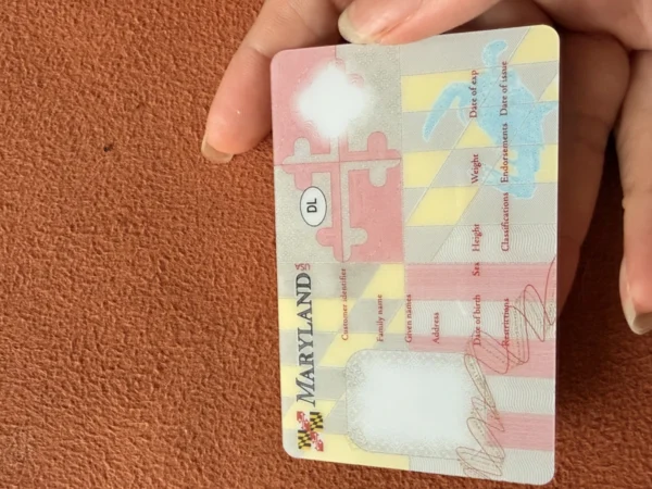 US State Style Security Test Card Blanks with UV Features