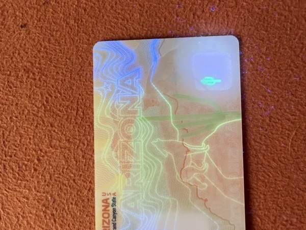 US State Style Security Test Card Blanks with UV Features
