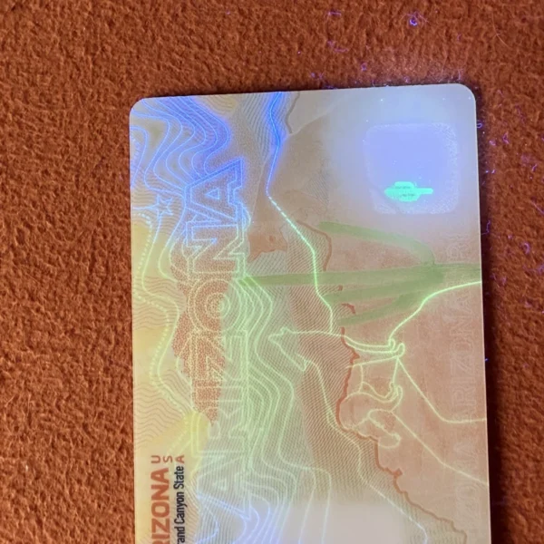 US State Style Security Test Card Blanks with UV Features