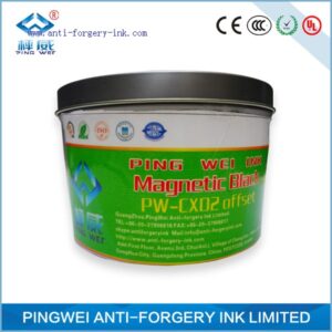 black magnetic ink for offset printing