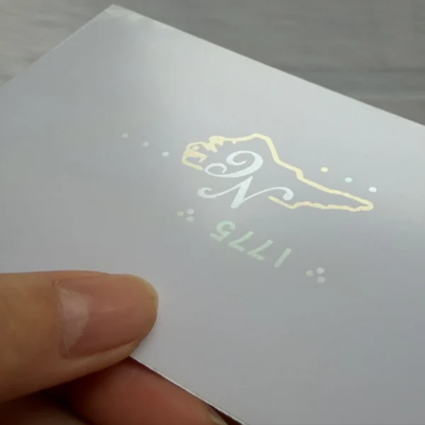 Custom PET Optical Variable Security Card  OVI Anti-counterfeiting Base Card