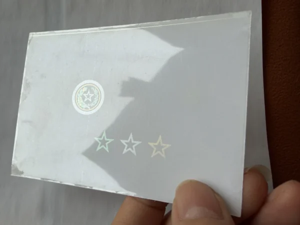 Premium Color Shifting OVI PET Security Base Card Transparent Anti Counterfeit Substrate