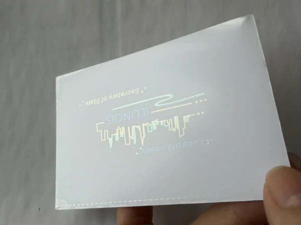 Custom State Branded OVI PET Card City Skyline & Local Symbol Anti Counterfeit Base Material