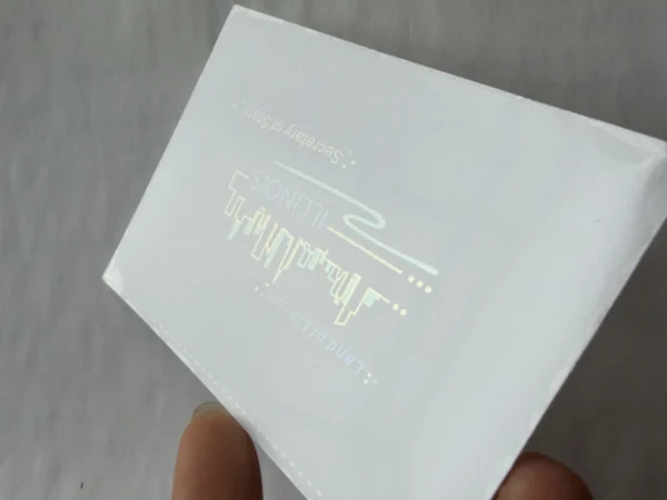 State Pattern OVI Holographic Lamination Film for PET Cards & Security Applications